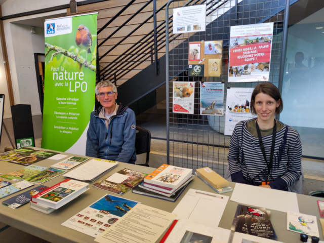 Stand de la LPO et du tichodrome (c) B. Preyre