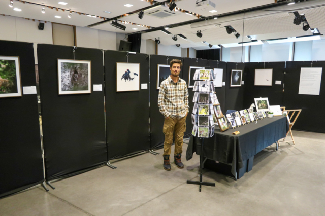 Yannick Mégard et son exposition « Entre ombres et lumières alpines »